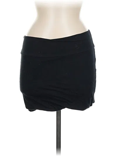 Pre-owned Active Basic Casual Skirt In Black