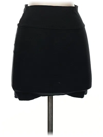 Pre-owned Active Basic Casual Skirt In Black