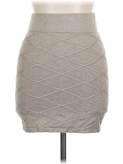 Pre-owned Active Basic Casual Skirt In Gray