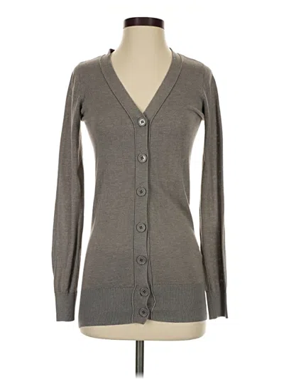 Pre-owned Active Basic Long Sleeve Top Gray Sweetheart Neckline Tops