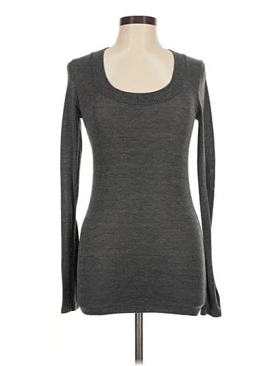 Pre-owned Active Basic Long Sleeve T-shirt In Gray