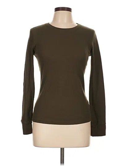 Pre-owned Active Basic Pullover Sweater In Brown