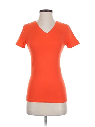 Pre-owned Active Basic Short Sleeve T-shirt In Orange