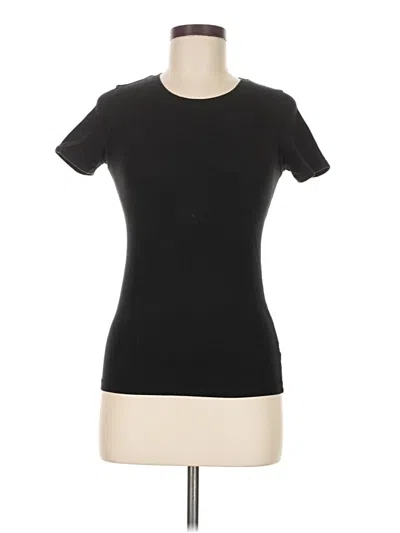 Pre-owned Active Basic Short Sleeve T-shirt In Black