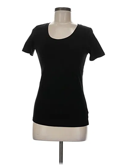 Pre-owned Active Basic Short Sleeve T-shirt In Black