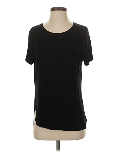 Pre-owned Active Basic Short Sleeve T-shirt In Black