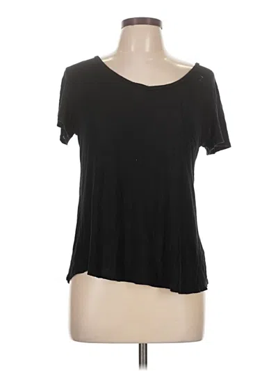 Pre-owned Active Basic Short Sleeve T-shirt In Black
