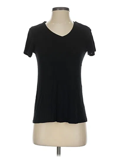 Pre-owned Active Basic Short Sleeve T-shirt In Black