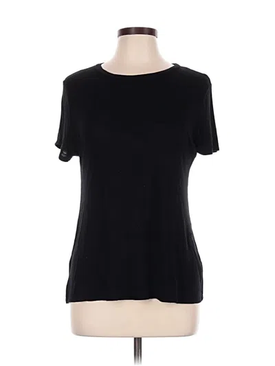 Pre-owned Active Basic Short Sleeve T-shirt In Black