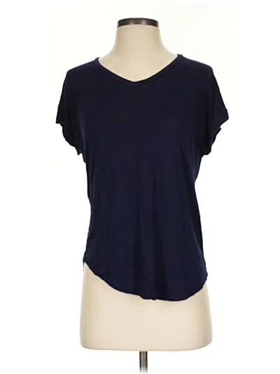 Pre-owned Active Basic Short Sleeve T-shirt In Blue
