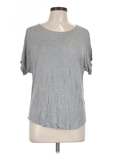 Pre-owned Active Basic Short Sleeve T-shirt In Gray