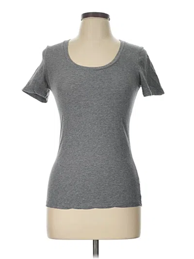 Pre-owned Active Basic Short Sleeve T-shirt In Gray
