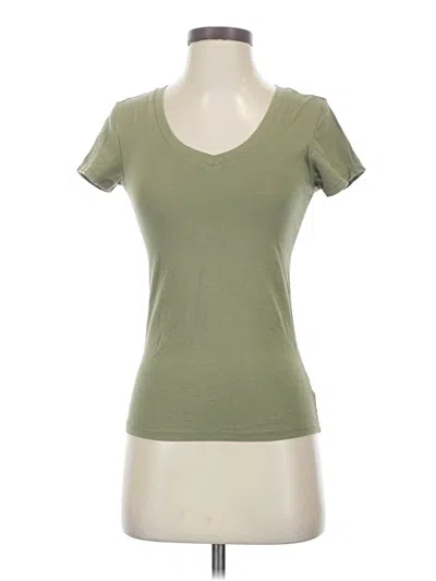 Pre-owned Active Basic Short Sleeve T-shirt In Green