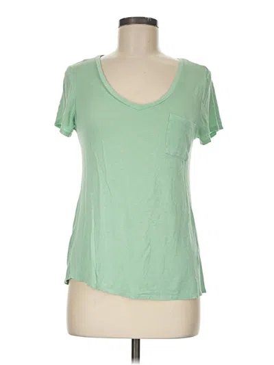 Pre-owned Active Basic Short Sleeve T-shirt In Green