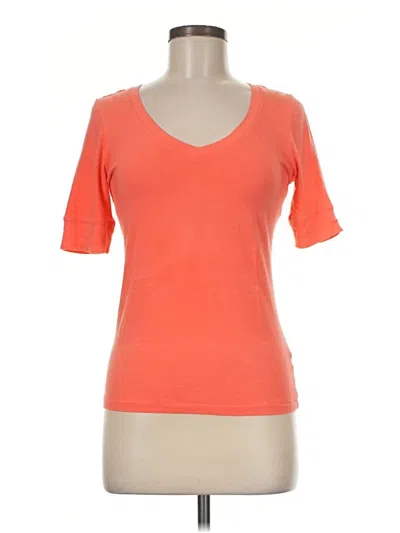Pre-owned Active Basic Short Sleeve T-shirt In Orange