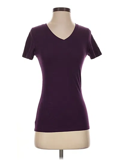 Pre-owned Active Basic Short Sleeve T-shirt In Purple