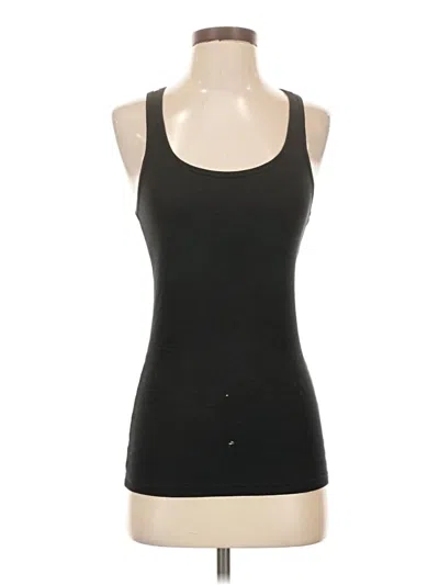 Pre-owned Active Basic Tank Top Black Strapless Neckline Tops