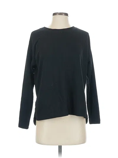 Pre-owned Active By Old Navy 3/4 Sleeve T-shirt In Black