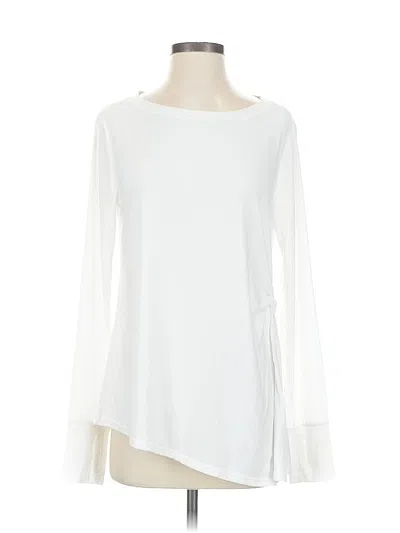 Pre-owned Active By Old Navy 3/4 Sleeve T-shirt In White