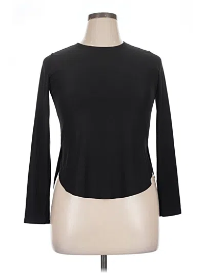 Pre-owned Active By Old Navy 3/4 Sleeve T-shirt In Black