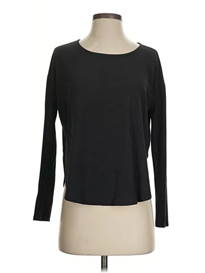 Pre-owned Active By Old Navy 3/4 Sleeve T-shirt In Black