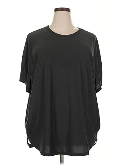 Pre-owned Active By Old Navy 3/4 Sleeve T-shirt In Gray