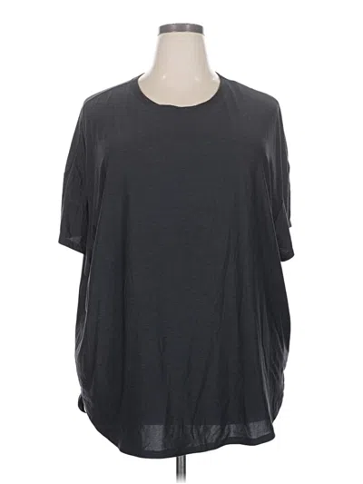 Pre-owned Active By Old Navy 3/4 Sleeve T-shirt In Gray