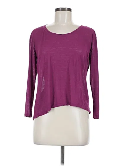 Pre-owned Active By Old Navy 3/4 Sleeve T-shirt In Purple