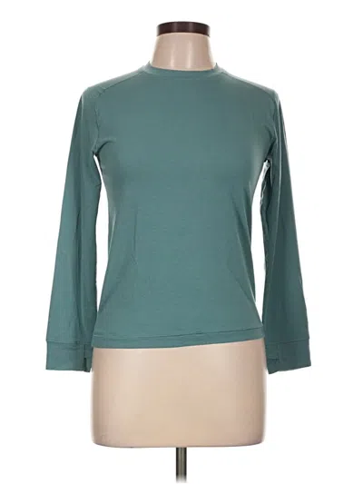 Pre-owned Active By Old Navy 3/4 Sleeve T-shirt In Teal