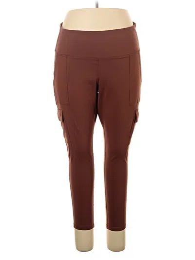 Pre-owned Active By Old Navy Active Pants In Brown