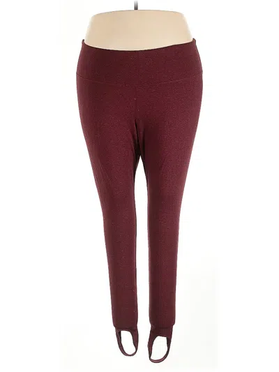 Pre-owned Active By Old Navy Active Pants In Burgundy