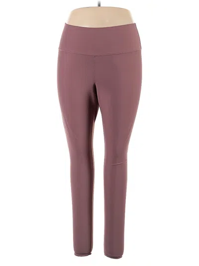 Pre-owned Active By Old Navy Active Pants In Burgundy