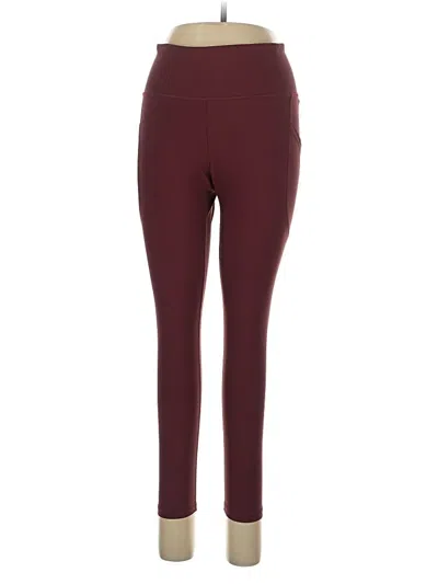Pre-owned Active By Old Navy Active Pants In Burgundy