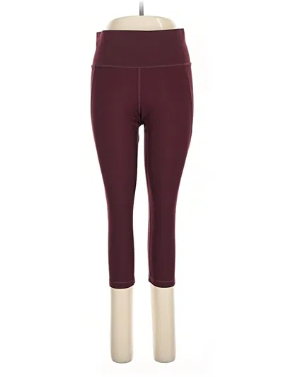 Pre-owned Active By Old Navy Active Pants In Burgundy