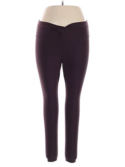 Pre-owned Active By Old Navy Active Pants In Burgundy