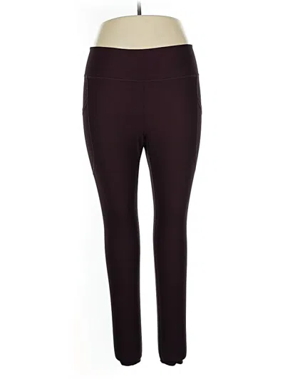 Pre-owned Active By Old Navy Active Pants In Burgundy