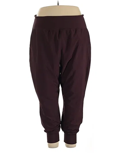 Pre-owned Active By Old Navy Active Pants In Burgundy