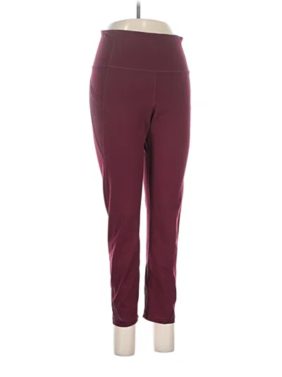 Pre-owned Active By Old Navy Active Pants In Burgundy