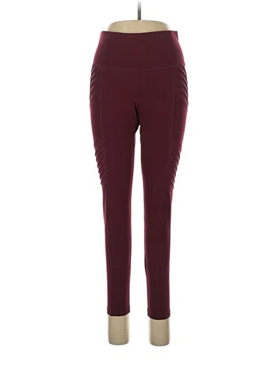Pre-owned Active By Old Navy Active Pants In Burgundy