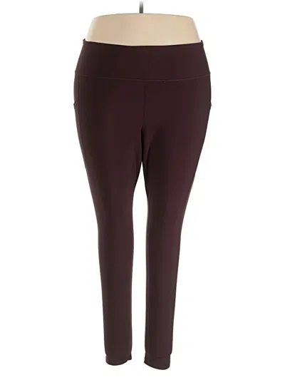 Pre-owned Active By Old Navy Active Pants In Burgundy