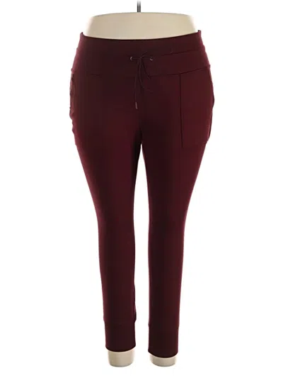 Pre-owned Active By Old Navy Active Pants In Burgundy