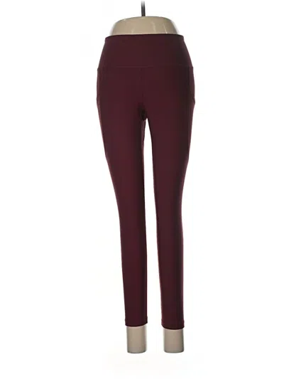 Pre-owned Active By Old Navy Active Pants In Burgundy