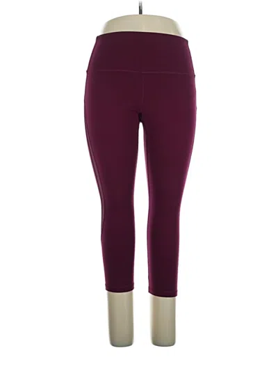 Pre-owned Active By Old Navy Active Pants In Burgundy
