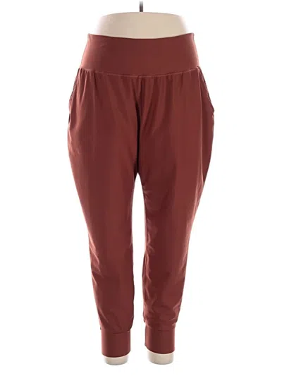 Pre-owned Active By Old Navy Active Pants In Burgundy