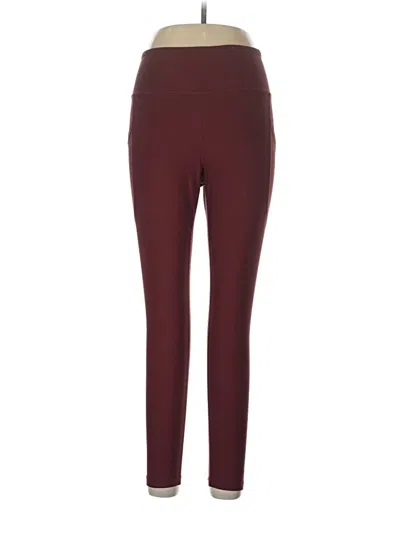 Pre-owned Active By Old Navy Active Pants In Burgundy