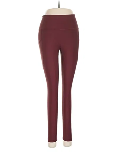Pre-owned Active By Old Navy Active Pants In Burgundy