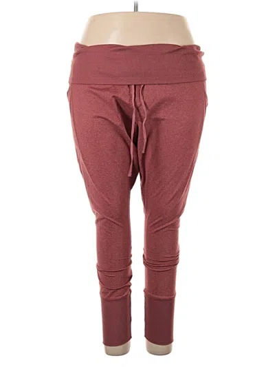 Pre-owned Active By Old Navy Active Pants In Burgundy