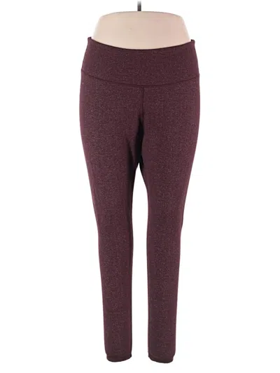 Pre-owned Active By Old Navy Active Pants In Burgundy