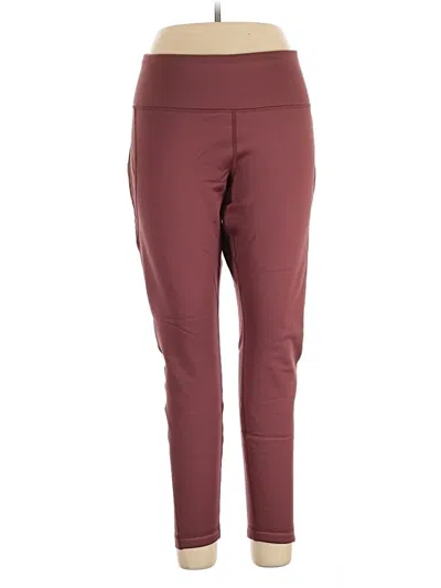 Pre-owned Active By Old Navy Active Pants In Burgundy