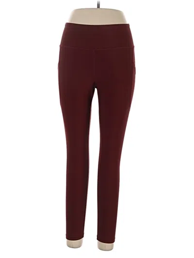 Pre-owned Active By Old Navy Active Pants In Burgundy